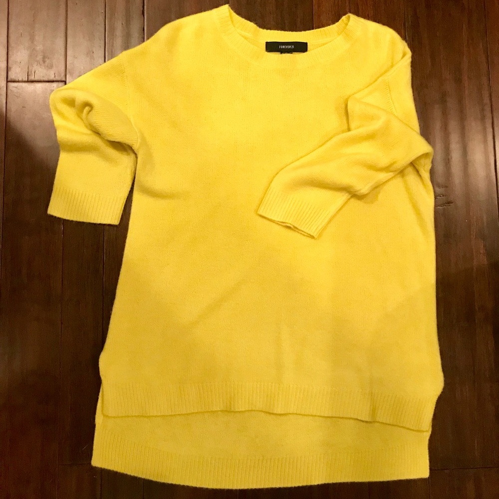 Bright Yellow Sweater